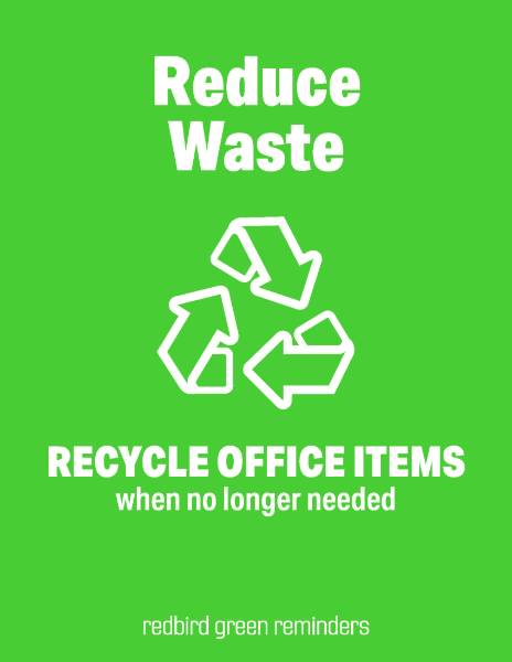 green Reuse Office Supplies